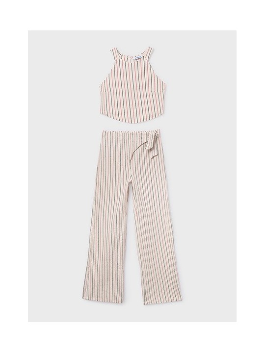 MAYORAL KOMPLET LETNI DLA DZIEWCZYNKI BLUZKA PLUS SPODNIE 6560 /26