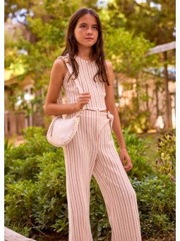 MAYORAL KOMPLET LETNI DLA DZIEWCZYNKI BLUZKA PLUS SPODNIE 6560 /26