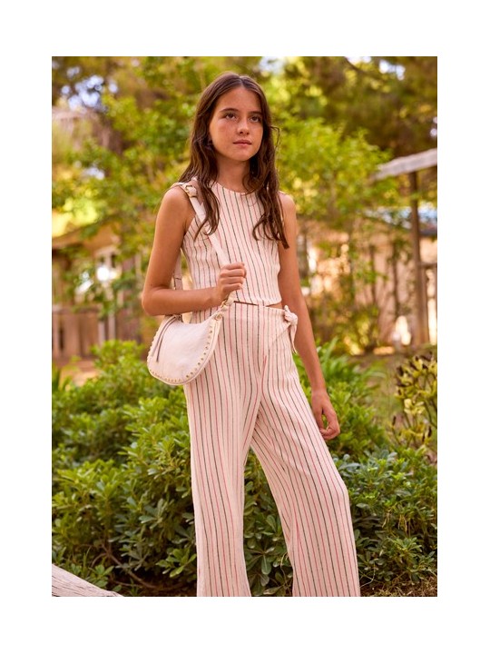 MAYORAL KOMPLET LETNI DLA DZIEWCZYNKI BLUZKA PLUS SPODNIE 6560 /26