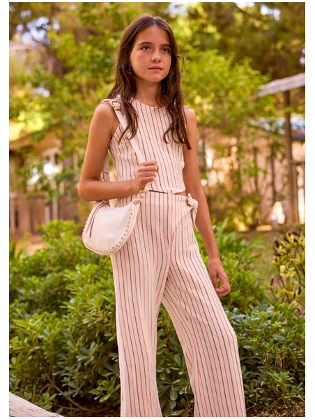 MAYORAL KOMPLET LETNI DLA DZIEWCZYNKI BLUZKA PLUS SPODNIE 6560 /26