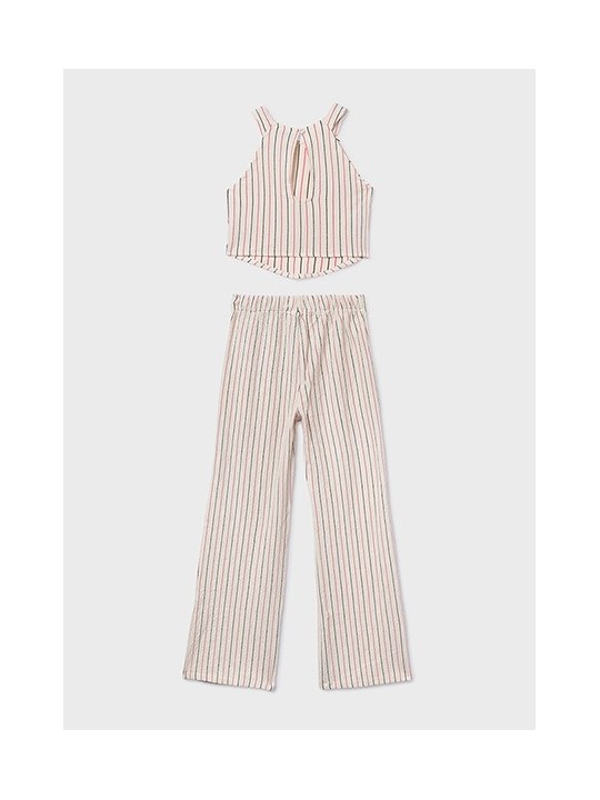 MAYORAL KOMPLET LETNI DLA DZIEWCZYNKI BLUZKA PLUS SPODNIE 6560 /26