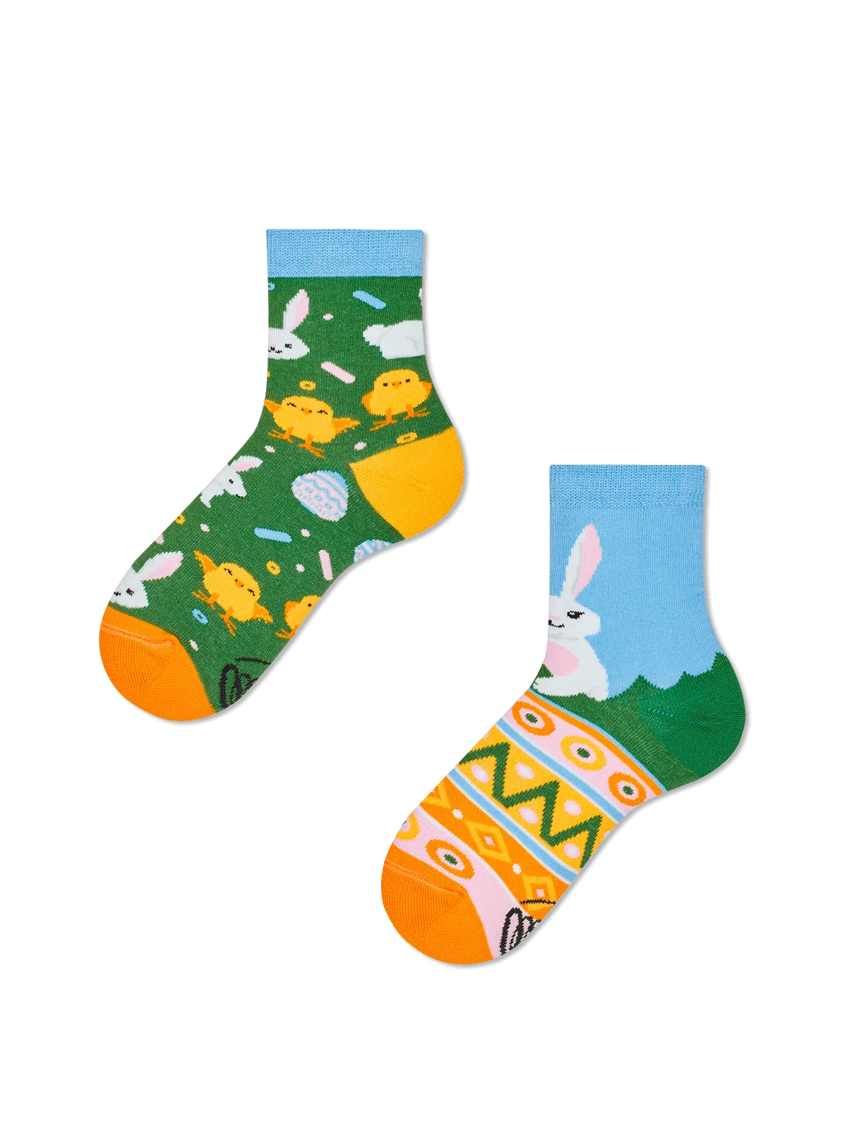 MANY MORNINGS SKARPETKI  KOLOROWE WIELKANOCNY KRÓLIK K34