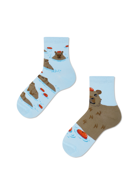 MANY MORNINGS SKARPETKI  KOLOROWE  KAPIBARA K58