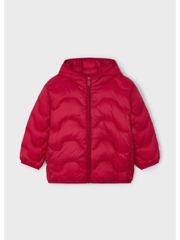 MAYORAL KURTKA  DLA DZIEWCZYNKI Z KAPTUREM CZERWONA 4443 /47