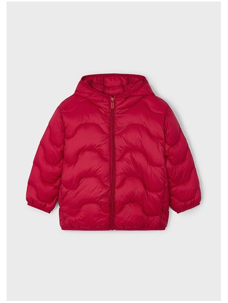 MAYORAL KURTKA  DLA DZIEWCZYNKI Z KAPTUREM CZERWONA 4443 /47