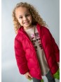 MAYORAL KURTKA  DLA DZIEWCZYNKI Z KAPTUREM CZERWONA 4443 /47