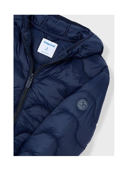 MAYORAL KURTKA  DLA DZIEWCZYNKI Z KAPTUREM GRANAT 4443 /51