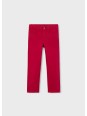 MAYORAL SPODNIE SLIM FIT DLA CHŁOPCA CZERWONE 517 /38