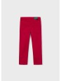MAYORAL SPODNIE SLIM FIT DLA CHŁOPCA CZERWONE 517 /38