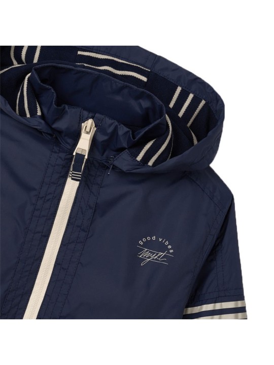 MAYORAL KURTKA PRZECIWWIATROWA PRZEJŚCIOWA DLA CHŁOPCA Z KAPTUREM GRANAT 3421 /24