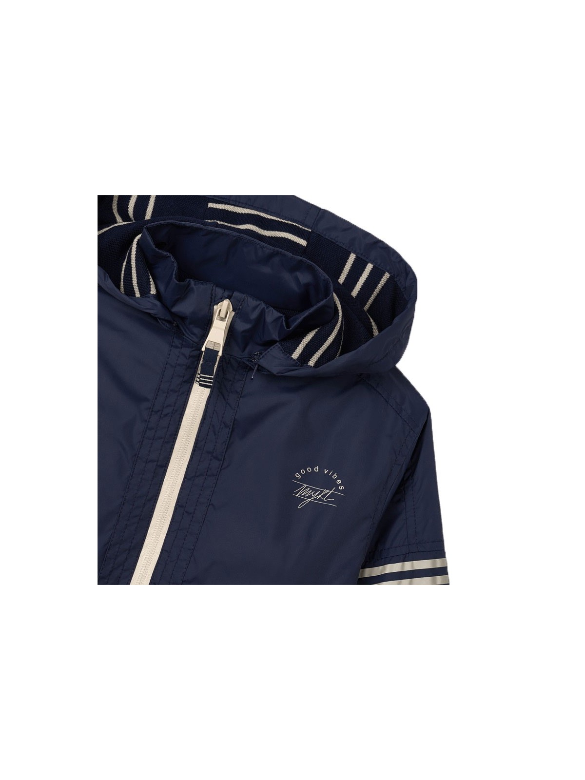 MAYORAL KURTKA PRZECIWWIATROWA PRZEJŚCIOWA DLA CHŁOPCA Z KAPTUREM GRANAT 3421 /24