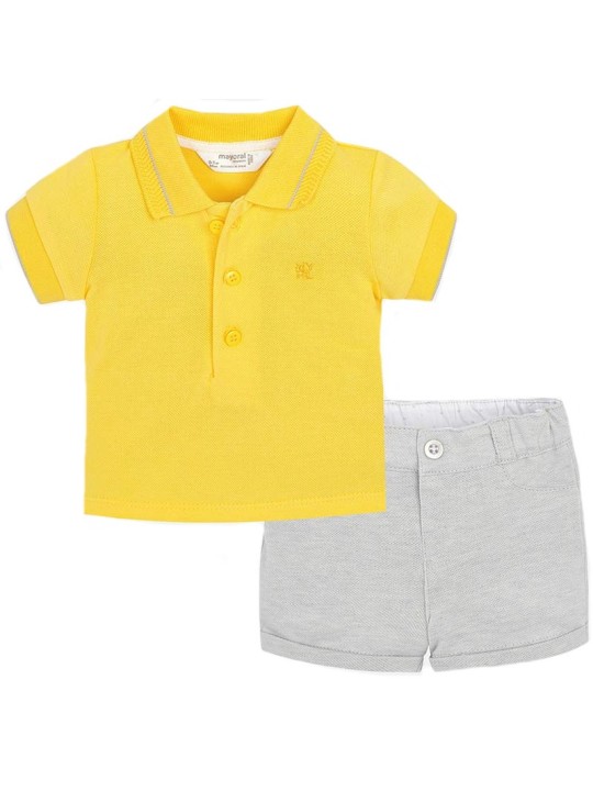 MAYORAL NEWBORN KOMPLET LETNI DLA CHŁOPCA KOSZULKA POLO I SPODNIE WIZYTOWE KOMPLET18