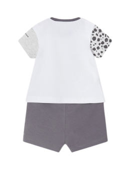 MAYORAL NEWBORN KOMPLET LETNI DLA CHŁOPCA KOSZULKA I SPODNIE  1651 /88