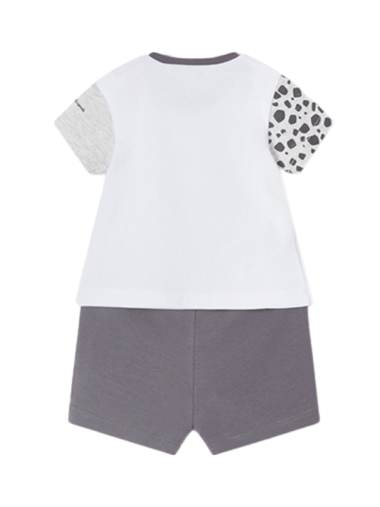 MAYORAL NEWBORN KOMPLET LETNI DLA CHŁOPCA KOSZULKA I SPODNIE  1651 /88