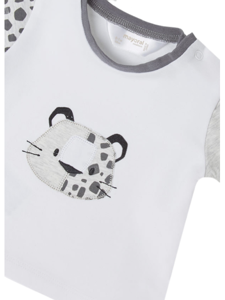 MAYORAL NEWBORN KOMPLET LETNI DLA CHŁOPCA KOSZULKA I SPODNIE  1651 /88