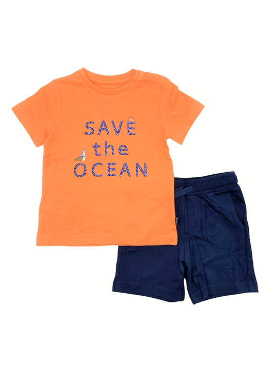 MAYORAL BABY KOMPLET LETNI DLA CHŁOPCA KOSZULKA SPODENKI 1670/86
