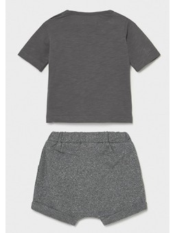 MAYORAL NEWBORN KOMPLET LETNI DLA CHŁOPCA KOSZULKA I SPODNIE PIGGY 1645 /16