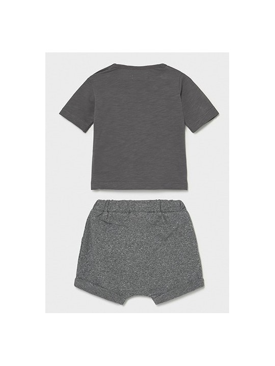 MAYORAL NEWBORN KOMPLET LETNI DLA CHŁOPCA KOSZULKA I SPODNIE PIGGY 1645 /16