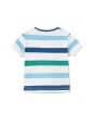 MAYORAL NEWBORN BLUZKA KOSZULKA T-SHIRT NA KRÓTKI RĘKAW DLA CHŁOPCA PASKI DINO 1002
