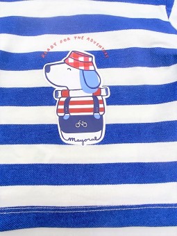 MAYORAL NEWBORN BLUZKA KOSZULKA T-SHIRT NA KRÓTKI RĘKAW DLA CHŁOPCA PASKI KOSZULKA02