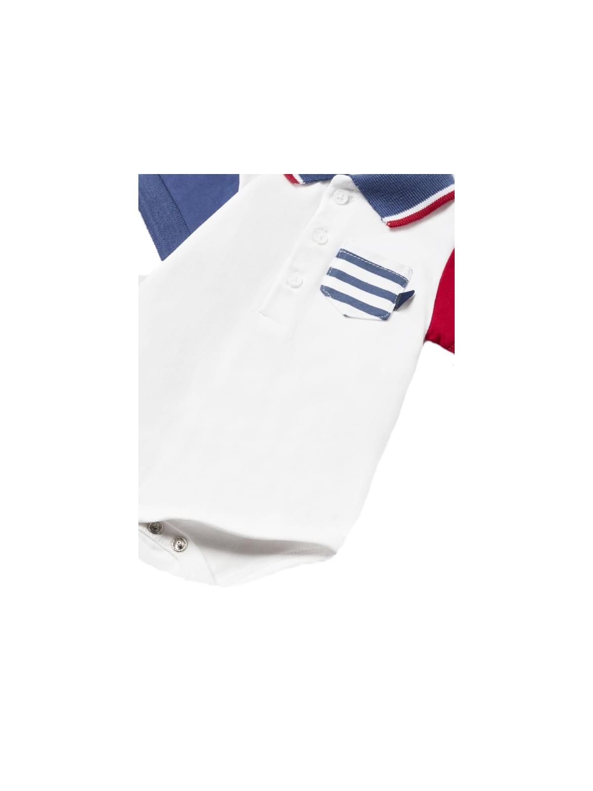 MAYORAL NEWBORN BODY POLO NIEMOWLĘCE DLA CHŁOPCA BIAŁE 1766 /38