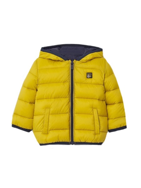 MAYORAL BABY KURTKA Z KAPTUREM DLA CHŁOPCA PIKOWANA 2487/61