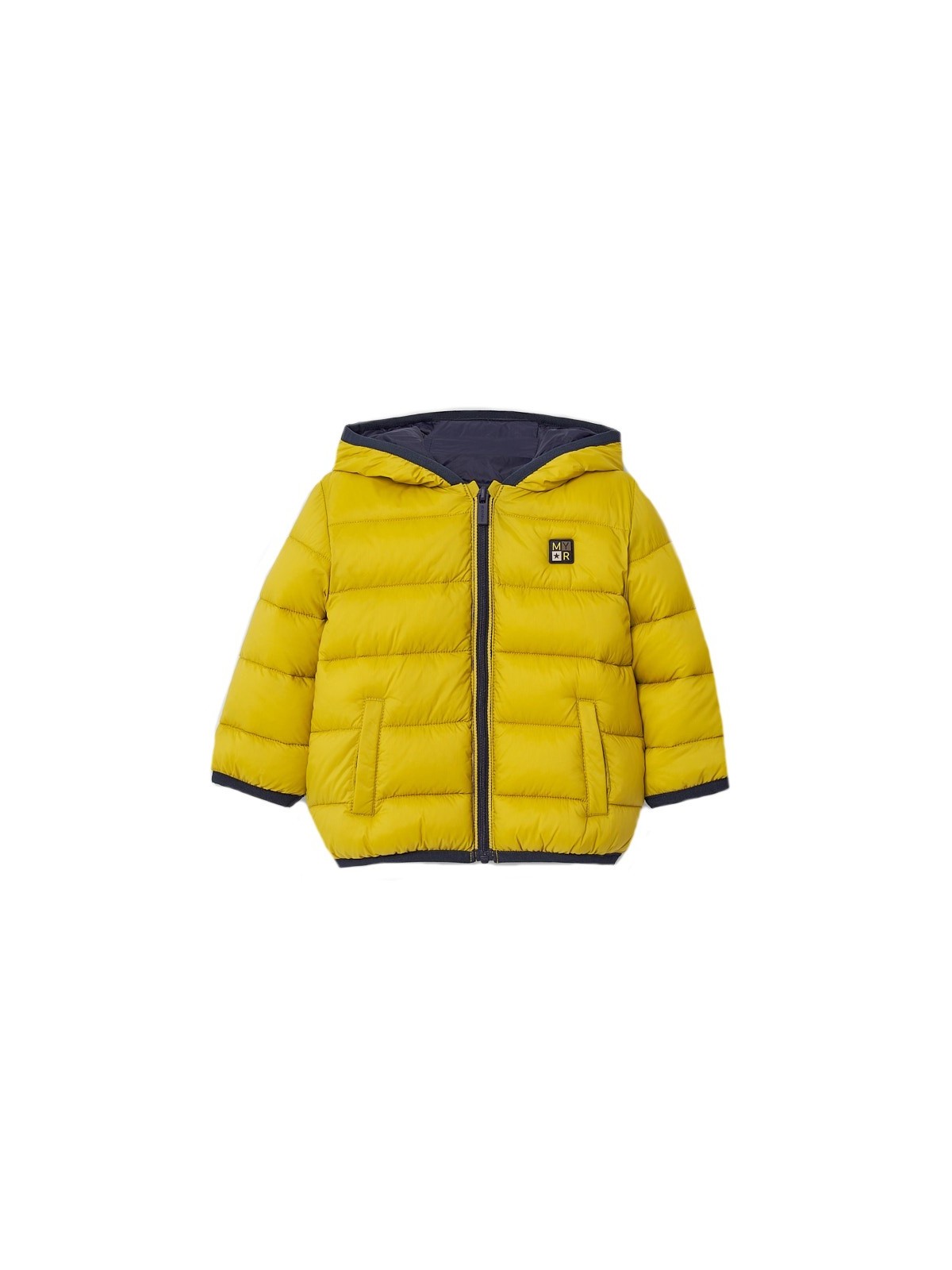 MAYORAL BABY KURTKA Z KAPTUREM DLA CHŁOPCA PIKOWANA 2487/61