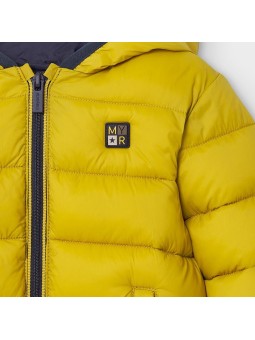 MAYORAL BABY KURTKA Z KAPTUREM DLA CHŁOPCA PIKOWANA 2487/61