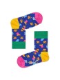 HAPPY SOCKS SKARPETKI NIEBIESKIE W KOLOROWE WZORY HAMBURGERY FRYTKI KHAM01-6000