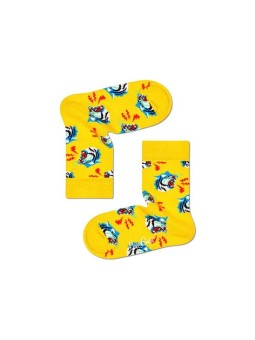 HAPPY SOCKS SKARPETKI ŻÓŁTE W KOLOROWE WZORY Tiger KTIG01-2200