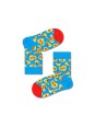 HAPPY SOCKS SKARPETKI NIEBIESKIE W KOLOROWE WZORY Pizza Love KPLS01-6700