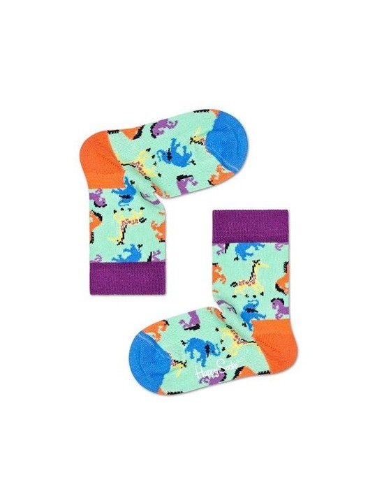 HAPPY SOCKS SKARPETKIZIELONE W KOLOROWE WZORY KCIR01-7000