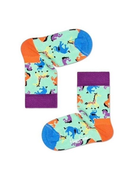 HAPPY SOCKS SKARPETKIZIELONE W KOLOROWE WZORY KCIR01-7000