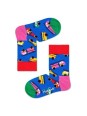 HAPPY SOCKS SKARPETKI NIEBIESKIE W KOLOROWE WZORY KFIR01-6300