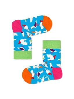 HAPPY SOCKS SKARPETKI NIEBIESKIE W KOLOROWE WZORY KPIO01-6700