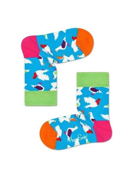 HAPPY SOCKS SKARPETKI NIEBIESKIE W KOLOROWE WZORY KPIO01-6700