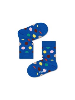 HAPPY SOCKS SKARPETKI NIEBIESKIE W KOLOROWE WZORY Wool Big Dot KWBDO22-6301