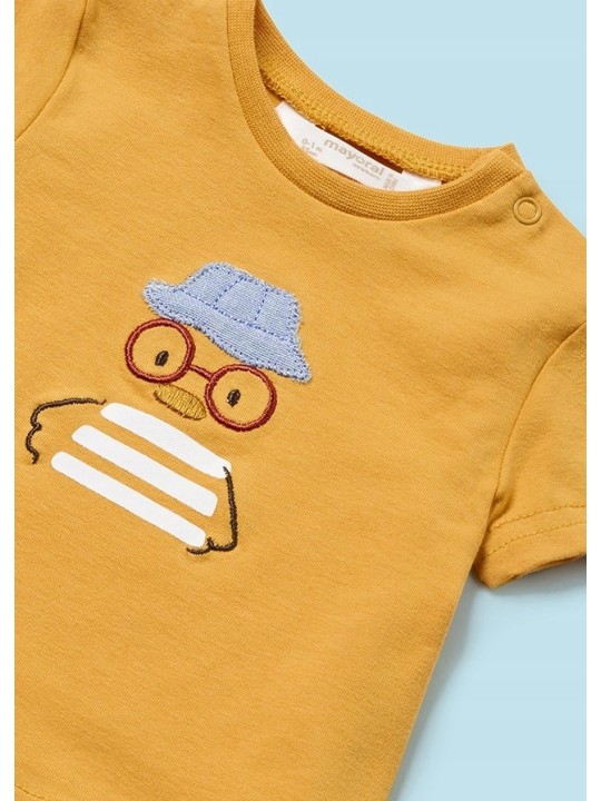 MAYORAL NEWBORN KOMPLET LETNI DLA CHŁOPCA KOSZULKA PLUS SPODENKI  1208/64