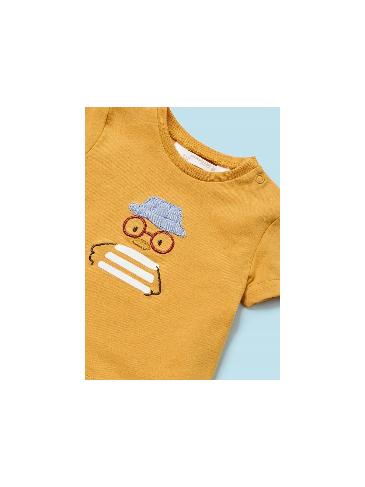 MAYORAL NEWBORN KOMPLET LETNI DLA CHŁOPCA KOSZULKA PLUS SPODENKI  1208/64