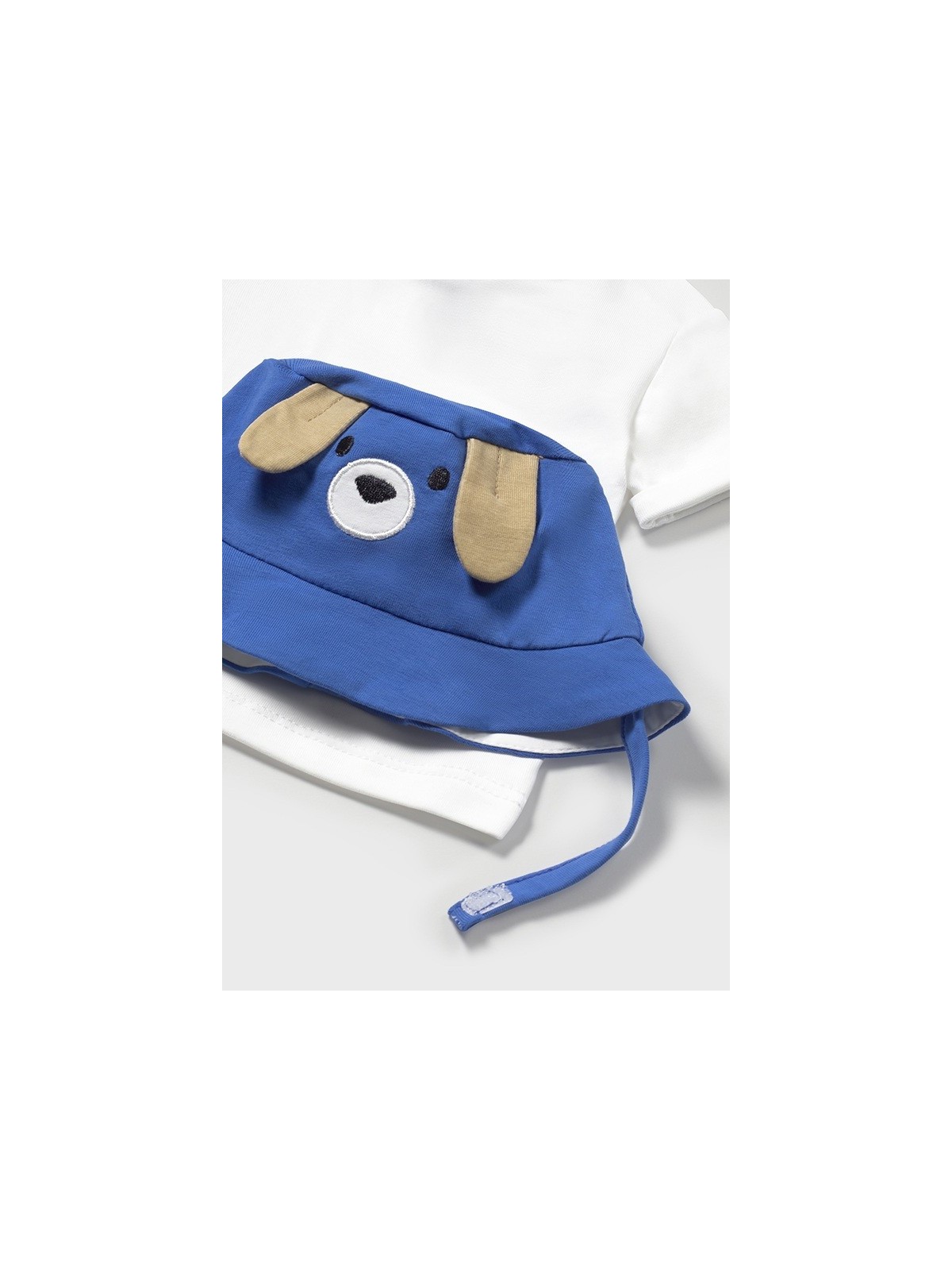 MAYORAL OGRODNICZKI PLUS BLUZECZKA  KAPELUSZ PIESKI 1624/85