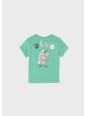 MAYORAL BABY BLUZKA KOSZULKA T-SHIRT NA KRÓTKI RĘKAW DLA CHŁOPCA DINUŚ TURKUS KOSZULKA03