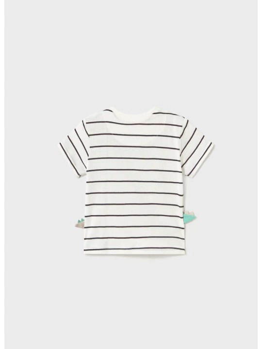 MAYORAL BABY BLUZKA KOSZULKA T-SHIRT NA KRÓTKI RĘKAW DLA CHŁOPCA PASKI 1061