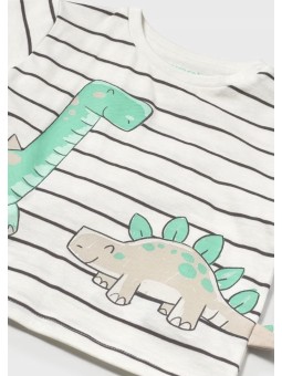 MAYORAL BABY BLUZKA KOSZULKA T-SHIRT NA KRÓTKI RĘKAW DLA CHŁOPCA PASKI 1061