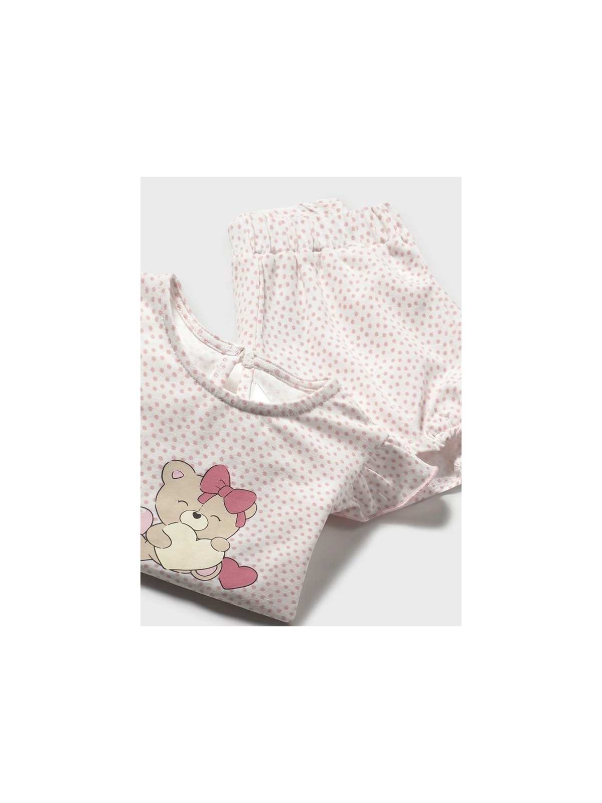 MAYORAL NEWBORN KOMPLET LETNI DLA DZIEWCZYNKI KOSZULKA PLUS SPODENKI 1671