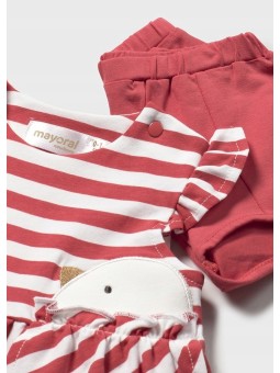 MAYORAL KOMPLET LETNI DLA DZIEWCZYNKI BLUZKA I SPODENKI 1670