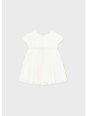 MAYORAL  BABY SUKIENKA WIZYTOWA DLA DZIEWCZYNKI KREMOWA TIUL 1904/64