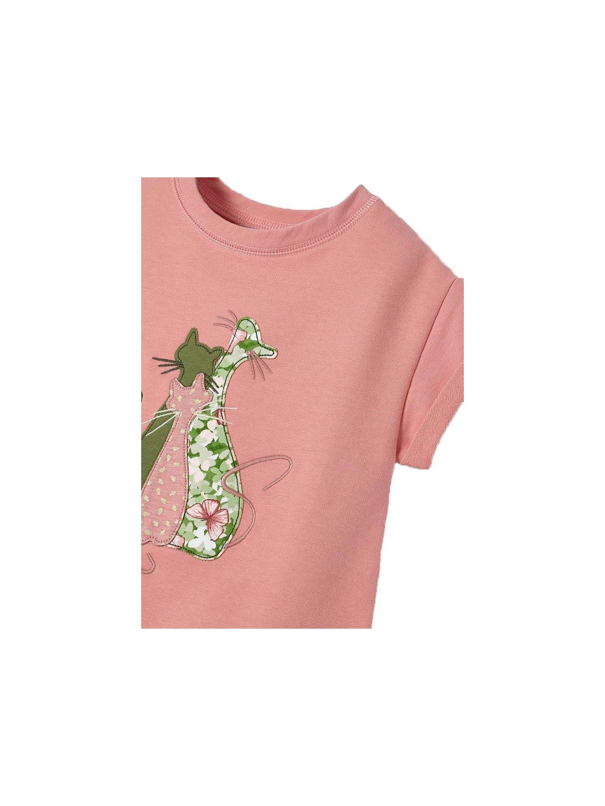 MAYORAL SUKIENKA DLA DZIEWCZYNKI BAWEŁNIANA KOTY 3942 /10