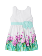 MAYORAL SUKIENKA DLA DZIEWCZYNKI WIZYTOWA KWIATY BAWEŁNIANA 3915 /91
