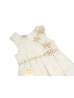 SOFIA BABY SUKIENKA NA RAMIĄCZKACH  DLA DZIEWCZYNKI WIZYTOWA MOTYLE KRYSZTAŁKI 2380