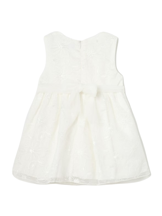 MAYORAL  BABY SUKIENKA WIZYTOWA DLA DZIEWCZYNKI KREMOWA TIUL 1904/64